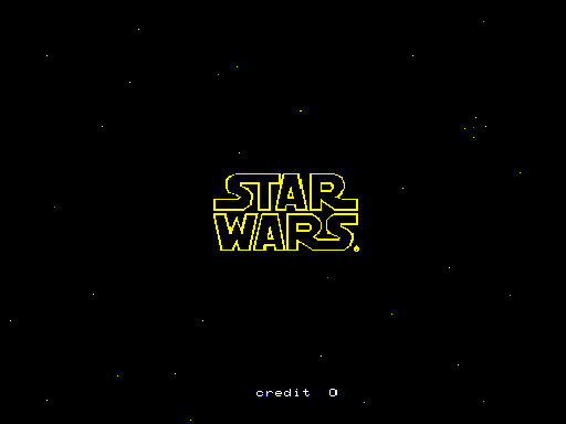 Star Wars Arcade Title Screen